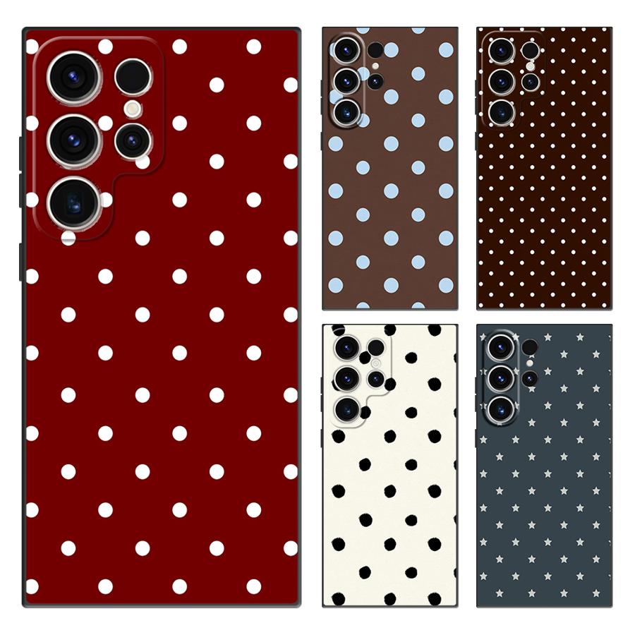 Retro Polka Dots Funda Phone C - đánh giá và giá Tablet S9 Fe Accessories