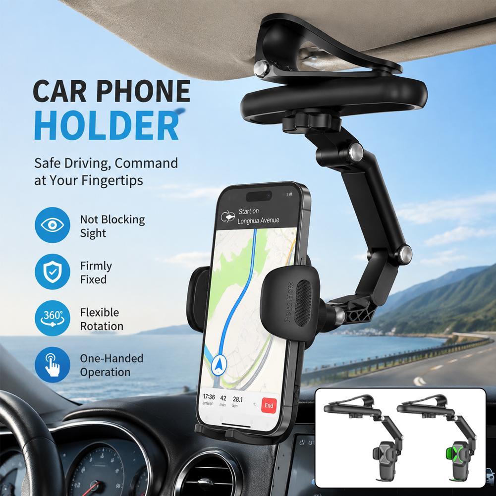 Car Sun Visor Phone Holder Mul - đánh giá và giá Car Accessories Tablet Holder