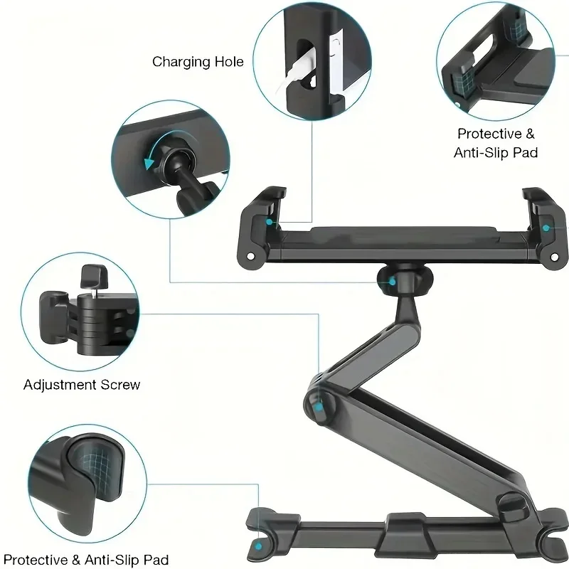 360 Degree Rotating Adjustable - đánh giá và giá Car Accessories Tablet Holder
