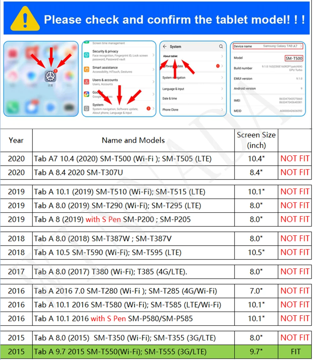 Dành Cho Samsung Galaxy Tab A  - đánh giá và giá Vortex Tablet Accessories