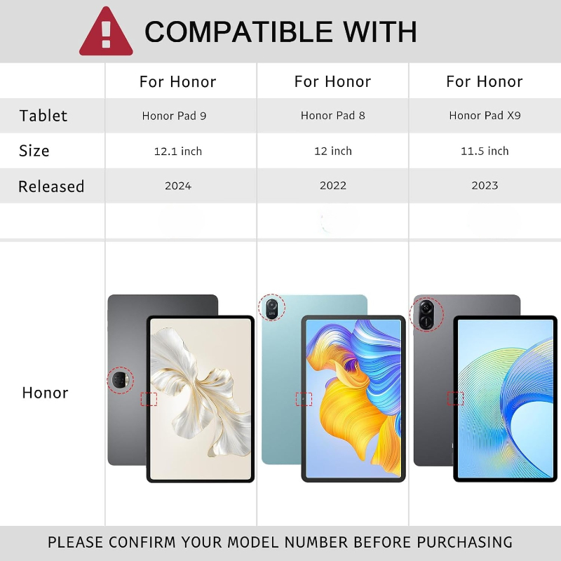 360 Rotation Stand Case for Hu - đánh giá và giá Honor Tablet X9 Accessories