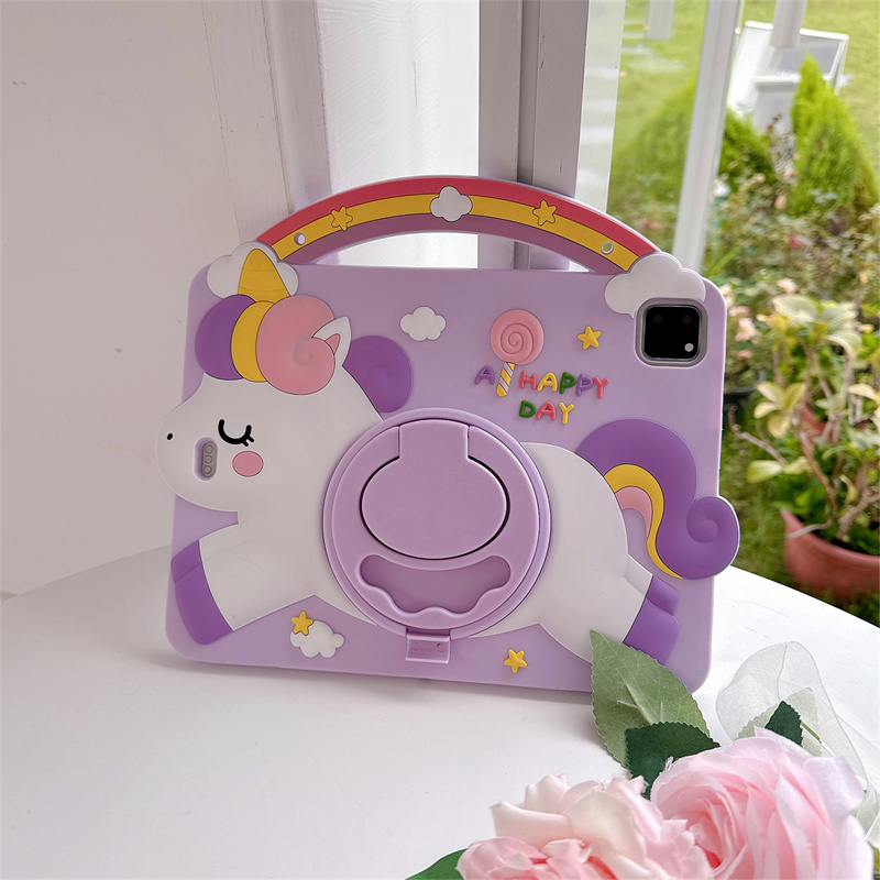 Cartoon Unicorn Kids Stand Tab - đánh giá và giá Samsung Tablet A9 Accessories