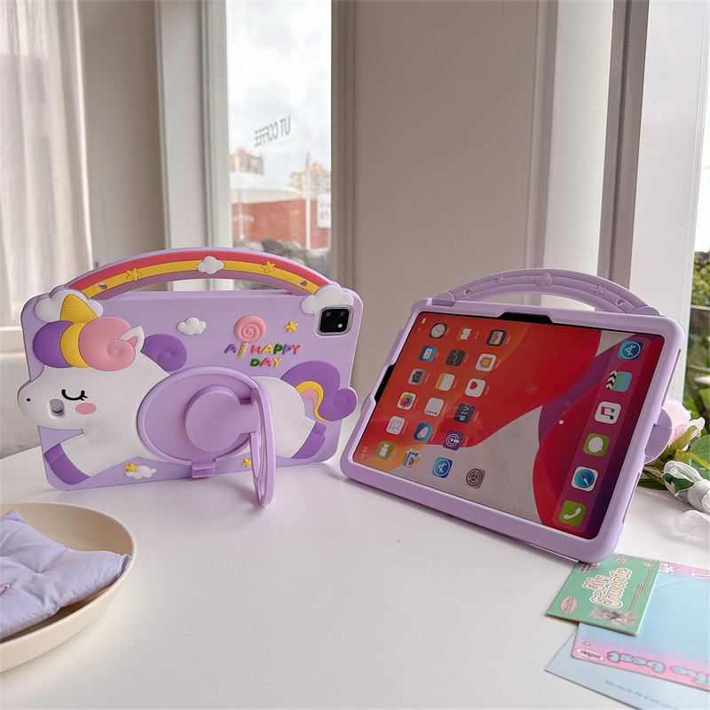 Cartoon Unicorn Kids Stand Tab - đánh giá và giá Samsung Tablet A9 Accessories