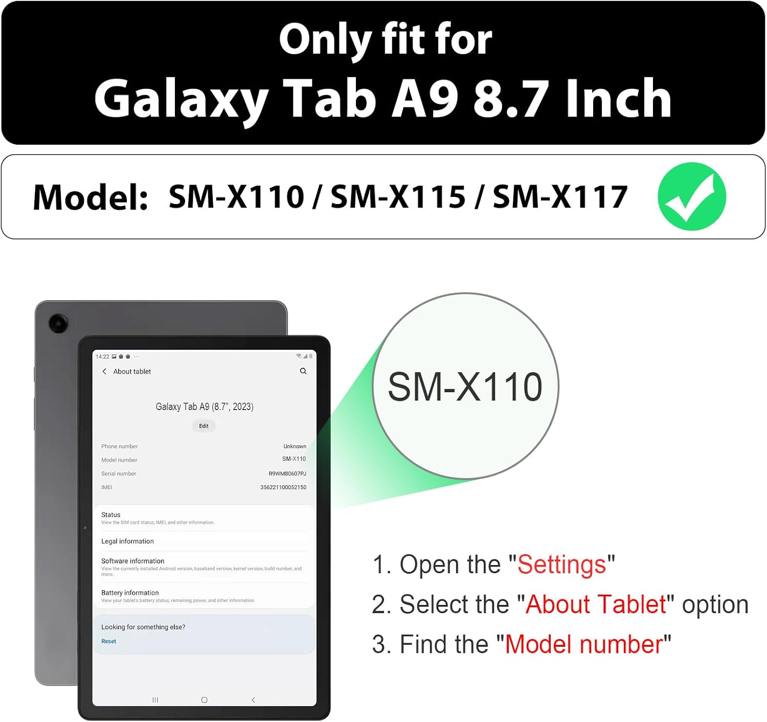 For Samsung Galaxy Tab A9 2023 - đánh giá và giá Samsung Tablet A9 Accessories